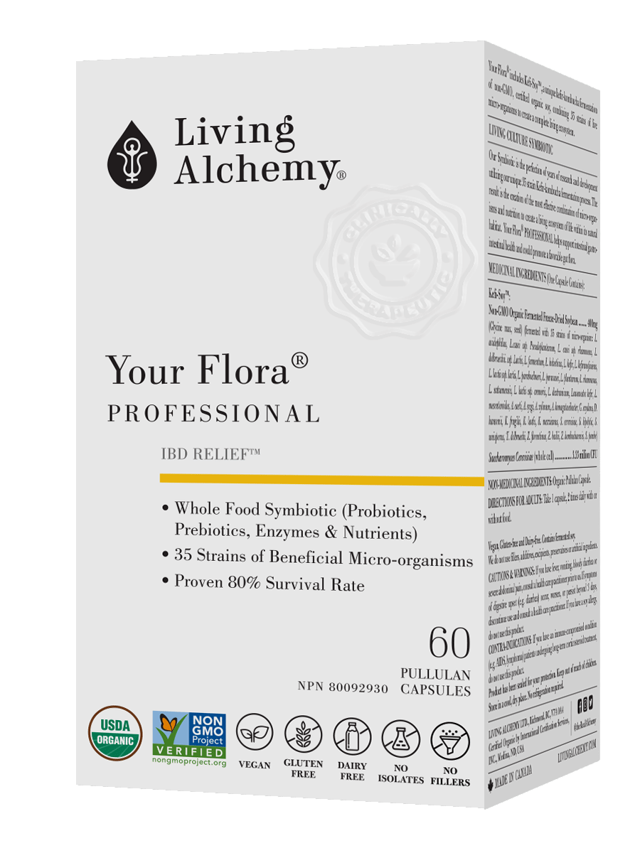 LIVING ALCHEMY YOUR FLORA IBD RELIEF 60's